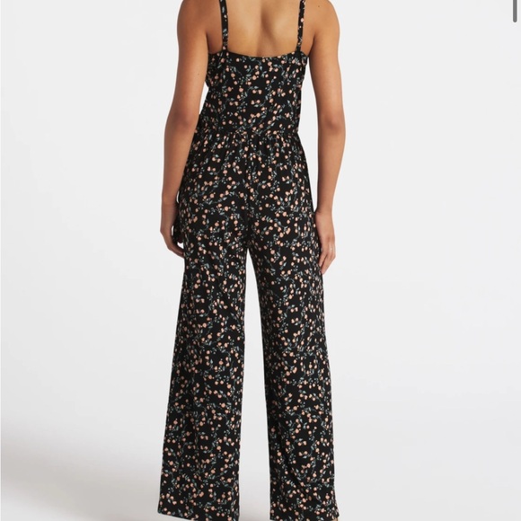 Kaleigh Women’s Black Floral Jumpsuit - Picture 6 of 11